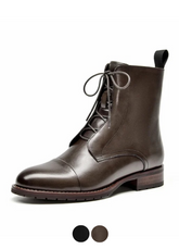 Charlie Women's Leather Lace-Up Boots